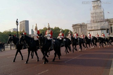 英国伦敦白金汉宫骑兵卫队