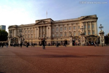 英国伦敦白金汉宫街景