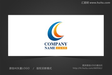 字母C標(biāo)志 投資logo