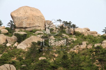 崂山风光 岩石