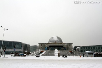 大庆 青少年宫 冬天 冰雪