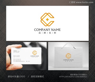 投资标志 金融logo 字母C