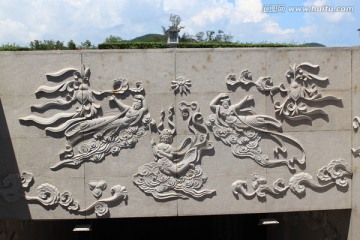 海南三亚南山寺浮雕