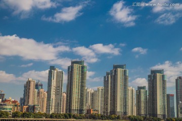 浦江沿岸风光 高清