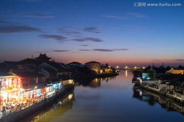 朱家角古镇 夜景