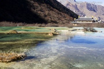 四川黄龙 五彩池