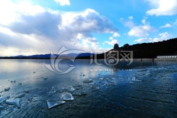 冰雪颐和园佛香阁