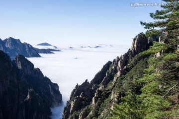 西海大峡谷 白云谷 云海苍茫