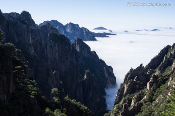 西海大峡谷 白云谷 云海苍茫