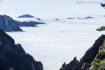 西海大峡谷 白云谷 云海苍茫