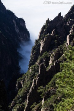 西海大峡谷 白云谷 云海苍茫