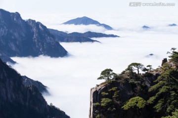 西海大峡谷 白云谷 云海苍茫