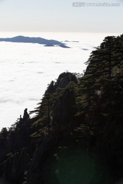 西海大峡谷 白云谷 云海苍茫