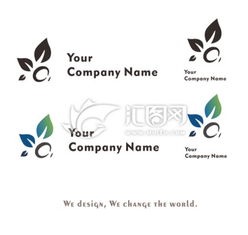 生态农业品牌logo设计 矢量