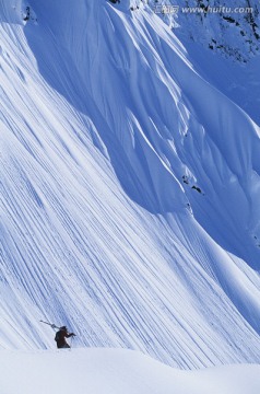 山地滑雪视图