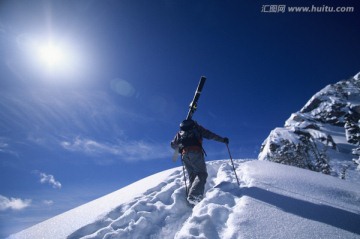 滑雪登山