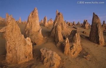 沙漠岩石地层