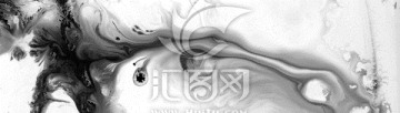 抽象畫 中式風(fēng)格畫 黑白裝飾畫
