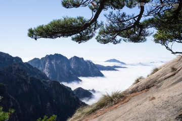 西海大峡谷 白云谷 云海苍茫