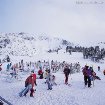 滑雪景观