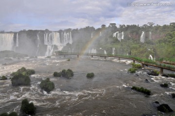 伊瓜苏大瀑布的彩虹