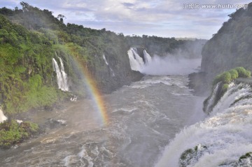 伊瓜苏大瀑布的彩虹