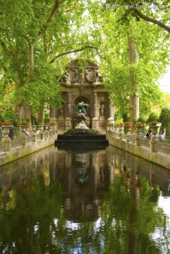 卢森堡公园喷泉