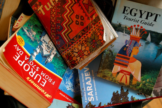 背包收藏的欧洲旅游书