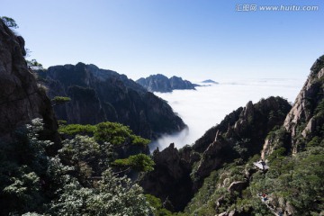 西海大峡谷 白云谷 云海苍茫