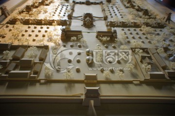 古代城池模型