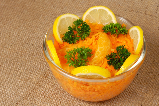 摩洛哥胡萝卜沙拉配橙