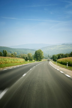 山区景观 公路 