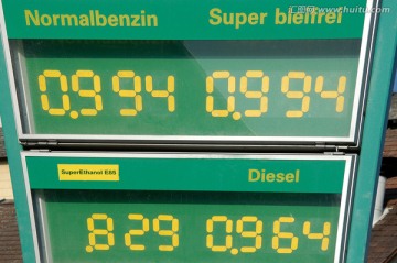 加油站汽油价格