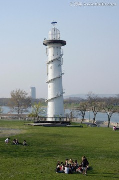 维也纳多瑙岛灯塔