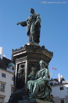 霍夫堡宫的弗兰兹纪念碑