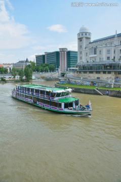 多瑙运河的船