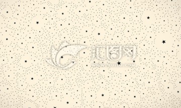 星星底紋紙張印花