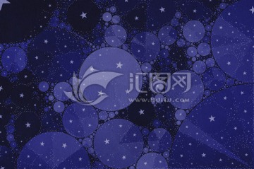 夢(mèng)幻星空 插畫(huà)背景 抽象畫(huà)