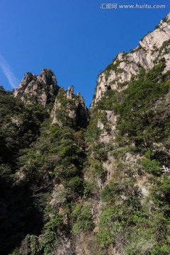 黄山 竖片 悬崖峭壁