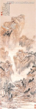 王翚 富春大嶺圖