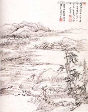 山水畫 王翚 山水圖