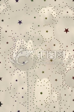 小星星底紋背景