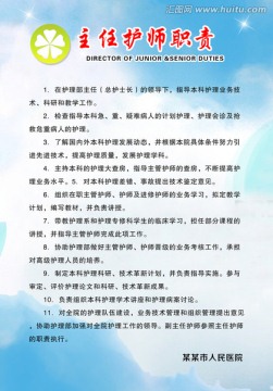 主任护师职责