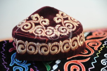 哈萨克族毡帽