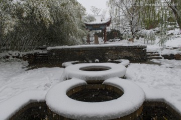 竹泉村雪景