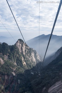 黄山玉屏楼索道 竖片