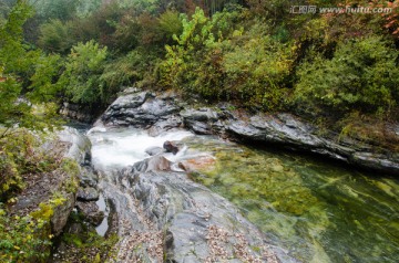 秦岭 秋天风光