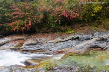 秦岭 秋天景色