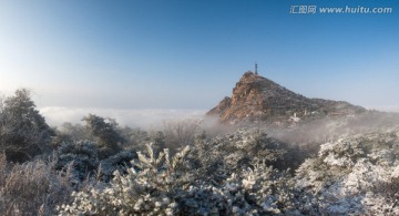 鲁山雾凇云海