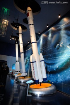 中国长征火箭模型
